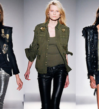 Military Styles Inspire the Runway