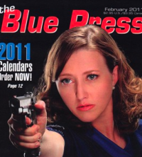 Julie Goloski is The Blue Press Cover Girl